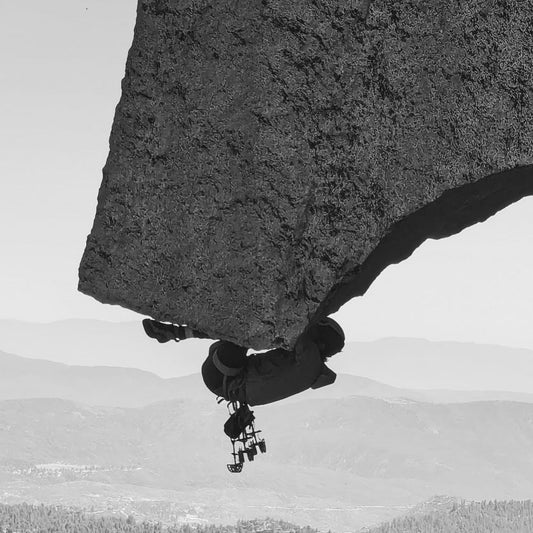 Probable first female ascent of Piasano Overhang with Mary Eden